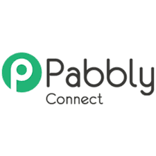 Pabbly Connect logo which is the words in black text and a white P inside a green circle to the left of the wording 