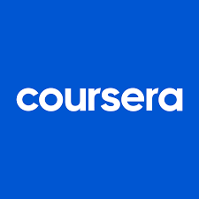 Learning coursera logo which is coursera in lower case white text inside a blue box