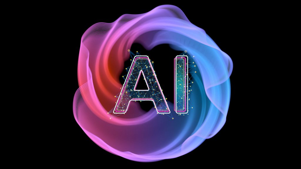 Generative AI, SEO & LLMO Tools AI inside digital coloured circle